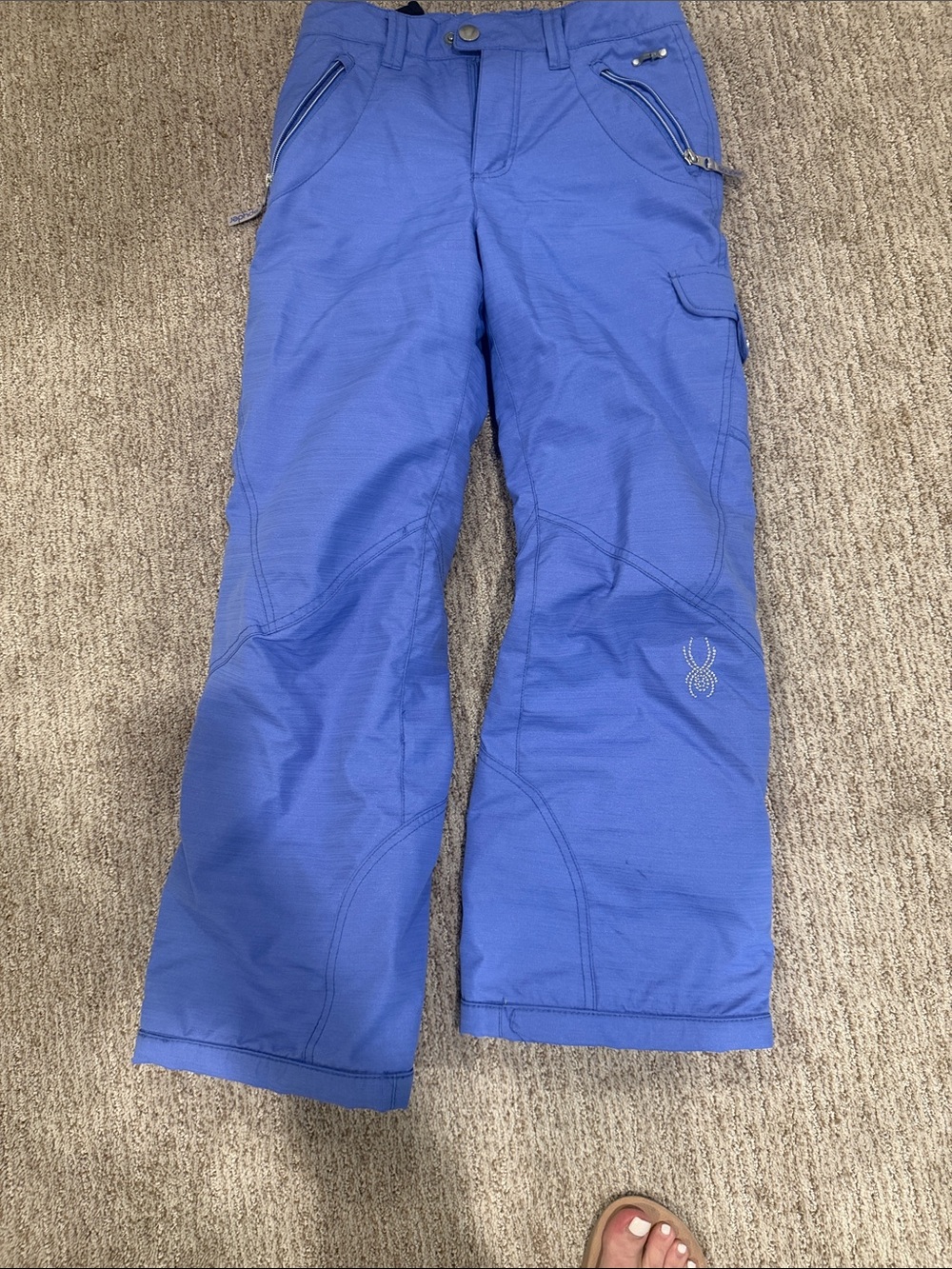 Girls spider Blue Snow/Ski Pants